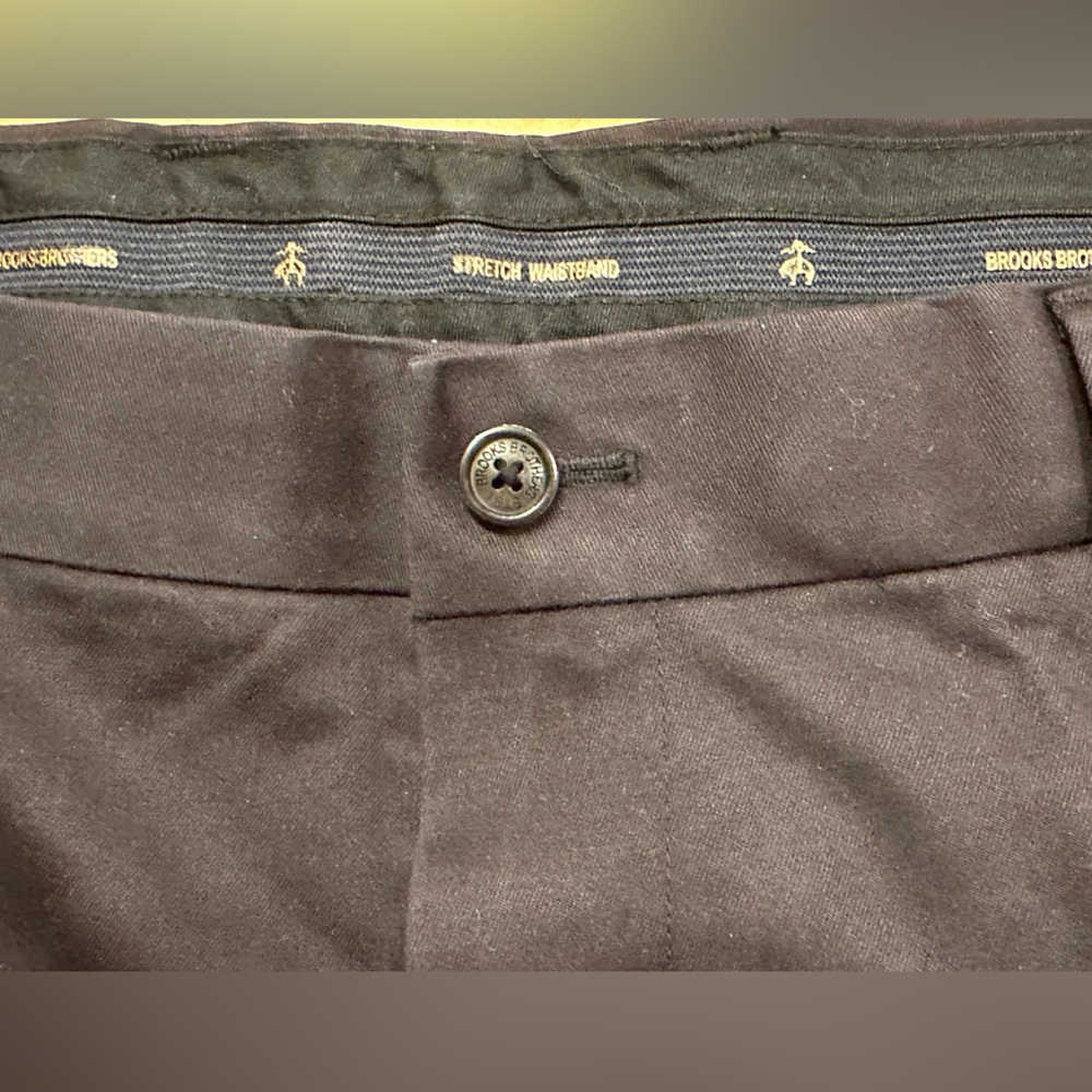 Brooks Brothers Regular Fit Stretch Cotton Advantage Chino® Pants, 37 x30 - Picture 4 of 10